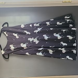 LA soul size large dress unicorn print